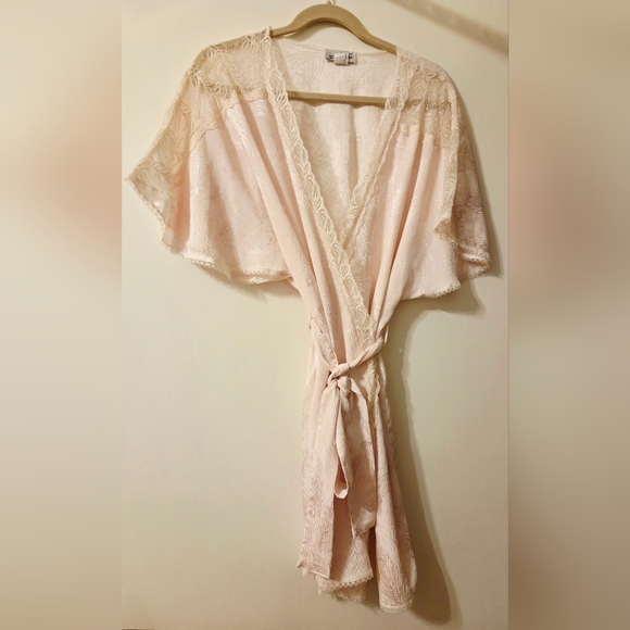 Lily Of France Pink Robe Size Medium FINAL NO OFFERS - Picture 2 of 7